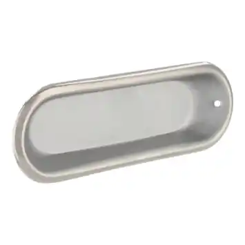 Handgreep Rosa nikkel glans 76mm