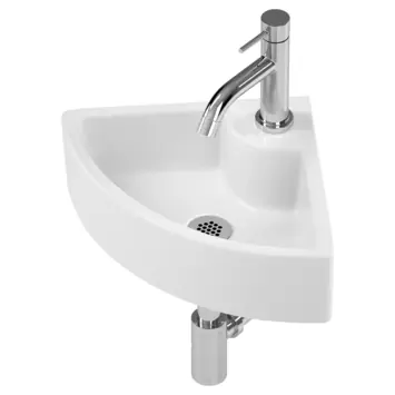 Atlantic fonteinset Ozzy hoekmodel wit