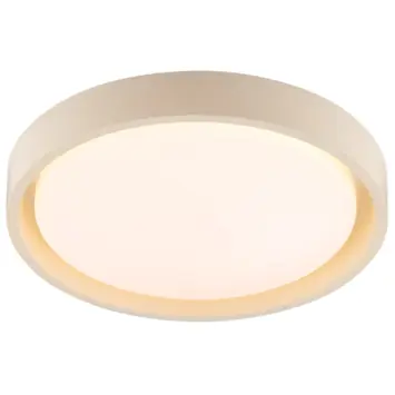 Brilliant LED plafondlamp Sonara beige Ø31cm 12W