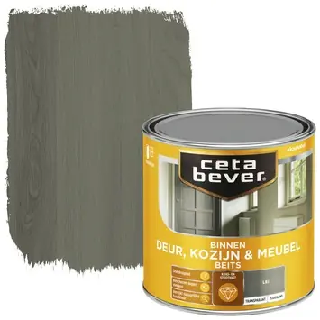 CetaBever Deur, Kozijn & Meubelbeits zijdeglans transparant lei 250 ml