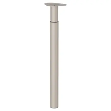 Duraline meubelpoot verstelbaar zand / beige staal Ø5,6x70x110 cm