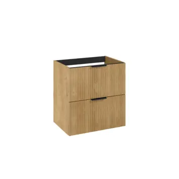Atlantic wastafelonderkast Raff eik ribbelfront 60 x 45,2 x 63,5 cm