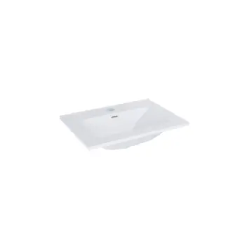 Atlantic wastafel Skappa wit keramiek 60 cm