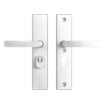 AXA veiligheidsbeslag Edge achterdeur aluminium langschild met SKG 3-sterren 55 mm