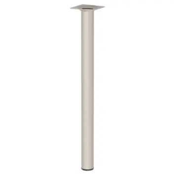 Duraline meubelpoot rond zand / beige staal Ø3x40 cm