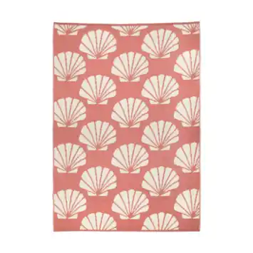 Buitenkleed Shells rood 120x180 cm