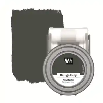 KARWEI Kleurtester muurverf mat 55ml beluga grey