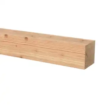 Tuinpaal Douglas hout fijnbezaagd 10 x 10 x 250 cm
