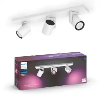 Philips Hue opbouwspot Argenta wit - wit en gekleurd licht 4.2W - 3 spots