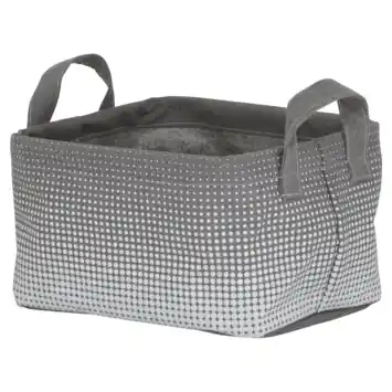 Sealskin Speckles mandje textiel grijs