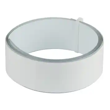 Metaalband klevend wit 1m x 35mm