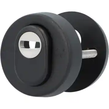 Nemef veiligheidsrozet 3441-II zwart rond 60mm SKG***