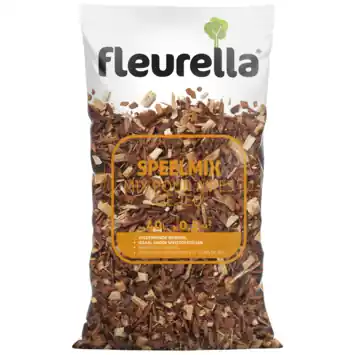 Fleurella speelmix boomschors en houtsnippers 40L