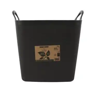 Flexibele kuip / emmer Zwart 27L (100% gerecycled)