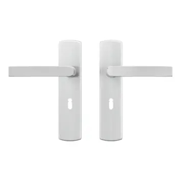 AXA deurkrukset Curve Blok aluminium blindschild klaviersleutel