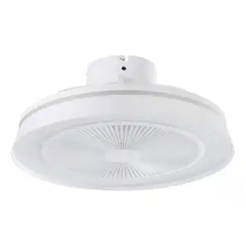 EGLO ventilator met LED verlichting Vallonia 21W Ø48 cm wit