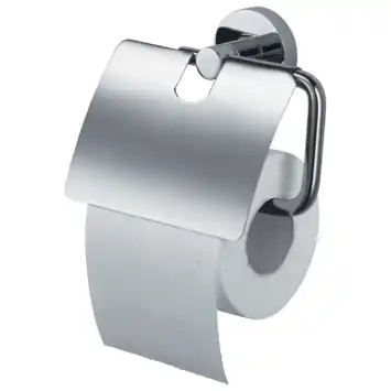 Haceka toiletrolhouder Kosmos met klep chroom