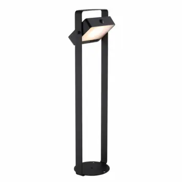Nordlux oplaadbare solar tuinpaal Saulio zwsart 4.5W geïntegreerde LED