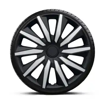 Gorecki Wieldoppenset Decente 15" Zwart/Zilver