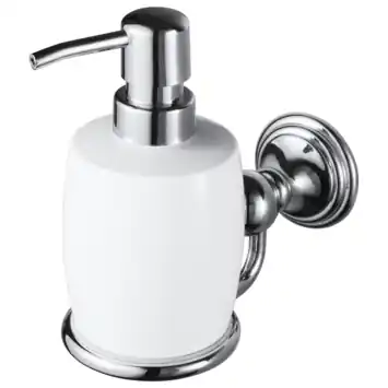 Haceka Allure zeepdispenser chroom keramiek