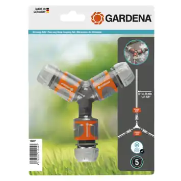 GARDENA Tweezijdige Slangkoppelingset
