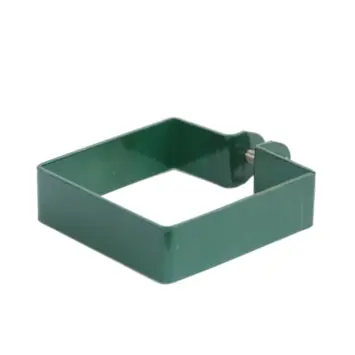 Giardino eindklem voor vierkante paal RAL 6005 groen 80 x 80 mm