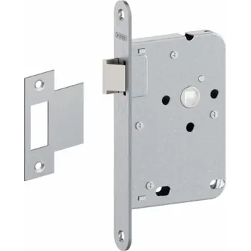 Abus loopslot voorplaat RVS