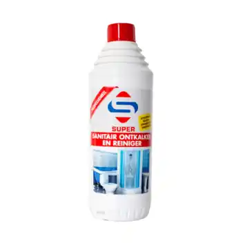 SUPER sanitair ontkalker en reiniger gel 1 L