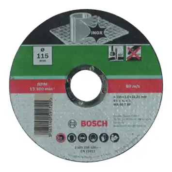 Bosch doorslijpschijf inox 115x1 mm