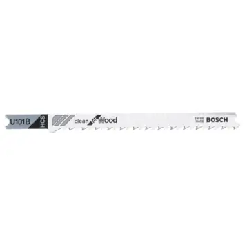 Bosch Prof decoupeerzaagblad U101 Clean voor hout - 3 stuks