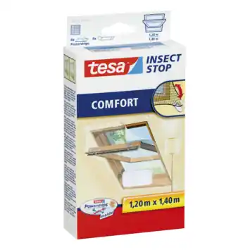 tesa Insect Stop raamhor voor dakraam Comfort 120 x 140 cm wit