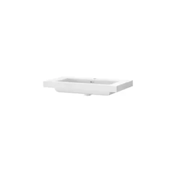 Tiger opbouw wastafel T-line Quadro mat wit polybeton 100 cm