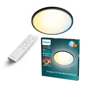 Philips Valen LED plafondlamp 32W zwart