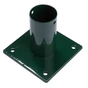 Giardino paalhouder voet voor ronde paal groen 34 x 105 mm