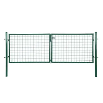 Giardino dubbele tuinpoort groen verzinkt 175 x 300 cm (2 x 150 cm)