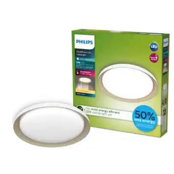 Philips Pebblo Ultra Efficient plafondlamp 10W wit