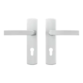AXA deurkrukset Curve Blok aluminium blindschild sleutelgat PC72
