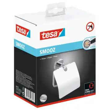 Tesa Smooz toiletrolhouder hoogglans chroom
