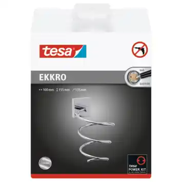 Tesa Ekkro haardrogerhouder verchroomd