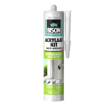 Bison acrylaatkit universeel koker wit 300 ml