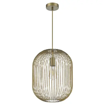 KARWEI hanglamp Vic messing 40xø30 cm