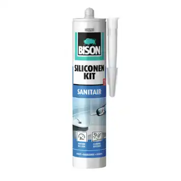 Bison siliconenkit grijs 300 ml