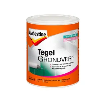 Alabastine Tegelgrondverf wit 1 liter