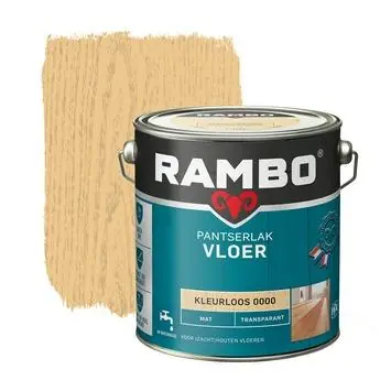 Rambo Pantserlak vloer mat transparant kleurloos 2,5 liter