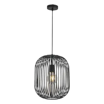 KARWEI hanglamp Charly zwart ø30x38cm