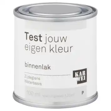 Karwei Kleurtester binnenlak zijdeglans 100 ml