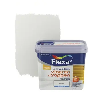 Flexa Mooi Makkelijk vloeren & trappen zijdeglans friswit 750 ml
