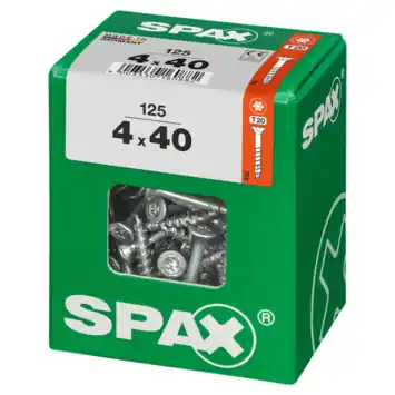 Spax schroef T-Star Plus geel 4x40 mm 125 stuks