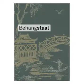 Behangstaal vliesbehang Gaia groen/blauw (dessin 113290)