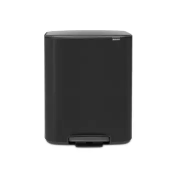 Brabantia Bo Prullenbak - 2 x 30 l - Matt Black